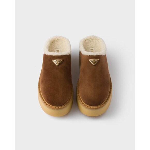 Prada Suede Leather Slides IT 40 Women - Picture 4 of 5